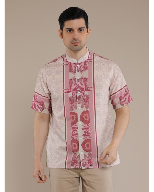 Pekalongan Peranakan Border Kaftan Shirt