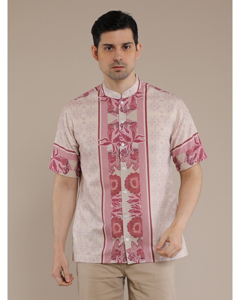 Pekalongan Peranakan Border Kaftan Shirt