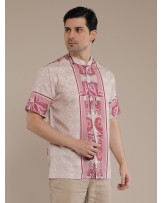 Pekalongan Peranakan Border Kaftan Shirt