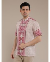 Pekalongan Peranakan Border Kaftan Shirt