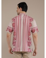 Pekalongan Peranakan Border Kaftan Shirt