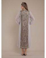 Grey Iris Abaya Dress
