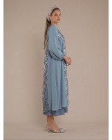 Blue Iris Abaya Dress