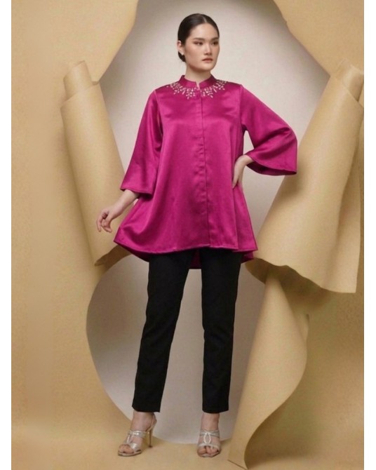 Neelam Cerise Blouse