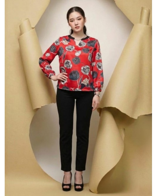 Callista Scarlet Blouse