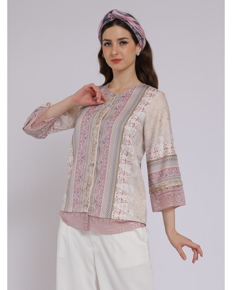 Boho Spring Garden Shirt