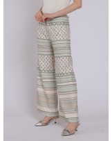 Green Suji Palazzo Pants