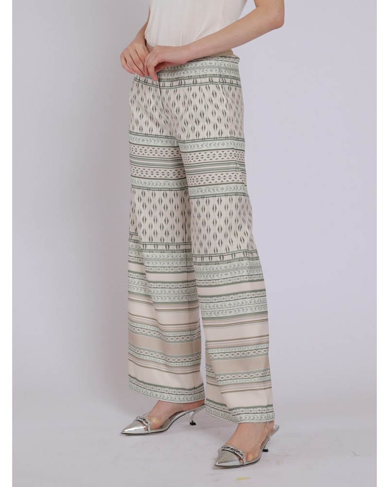 Green Suji Palazzo Pants