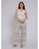 Green Suji Palazzo Pants
