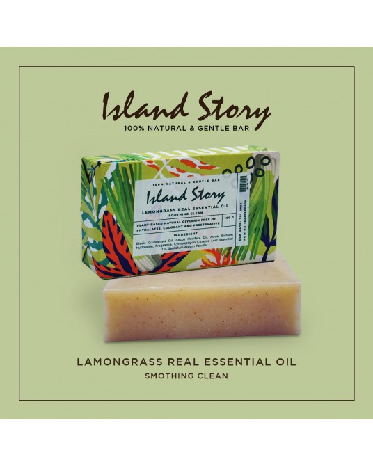 Lemongrass Real Essential Soap 100 Gr