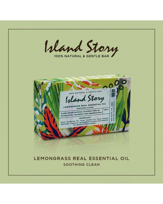 Lemongrass Real Essential Soap 100 Gr