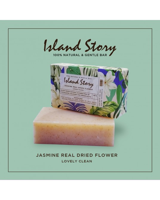 Jasmine Real Dried Flower Soap 100 Gr