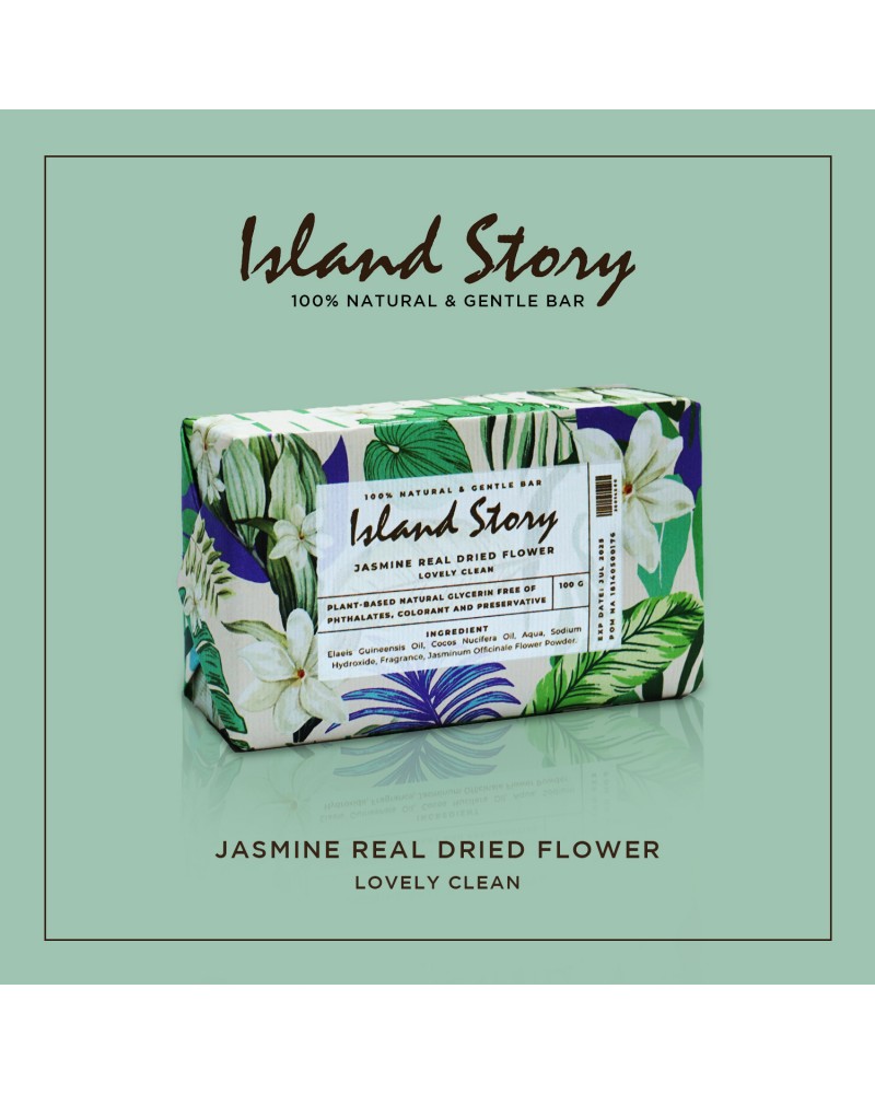 Jasmine Real Dried Flower Soap 100 Gr