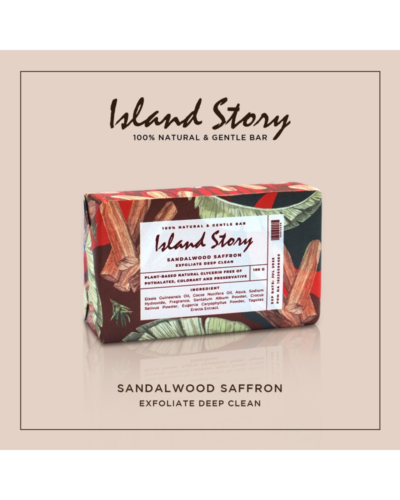 Sandalwood Saffron Soap 100 Gr