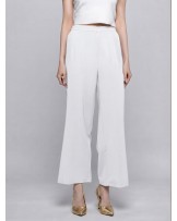 White Valentino Palazzo Pants