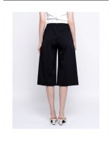 Black Cropped Culottes