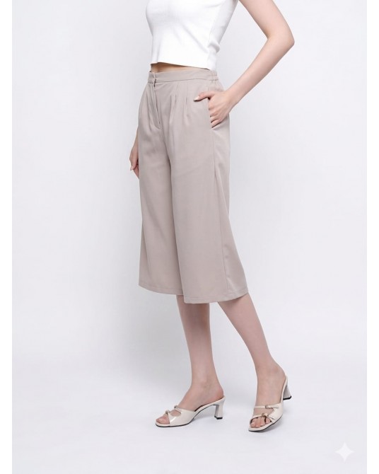 Khakis Cropped Culottes