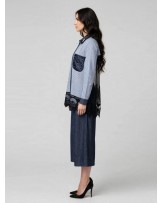 Elora Lace Denim Set