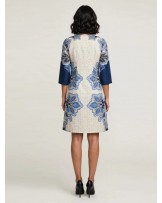 Aurelia Navy Floral Dress