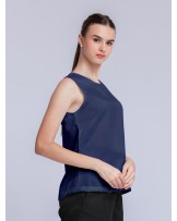 Freeya Navy Satin Sleeveless