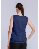 Freeya Navy Satin Sleeveless